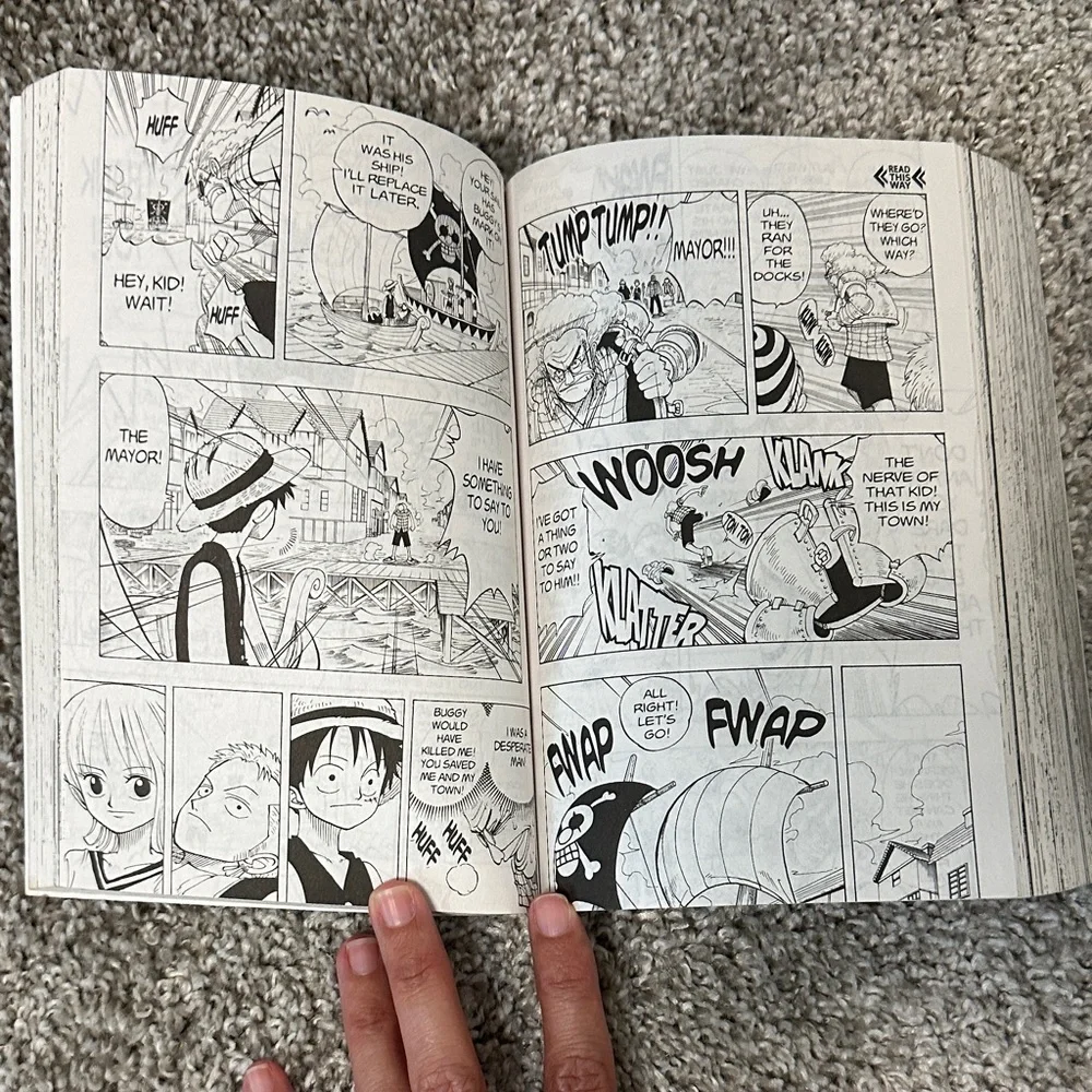 One Piece Anime Manga Book Set Volumes 1-6 by Eiichiro Oda - Picture 7 of 8